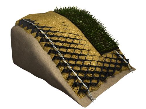 土工格室是应对边坡生态绿化防护最理想产品